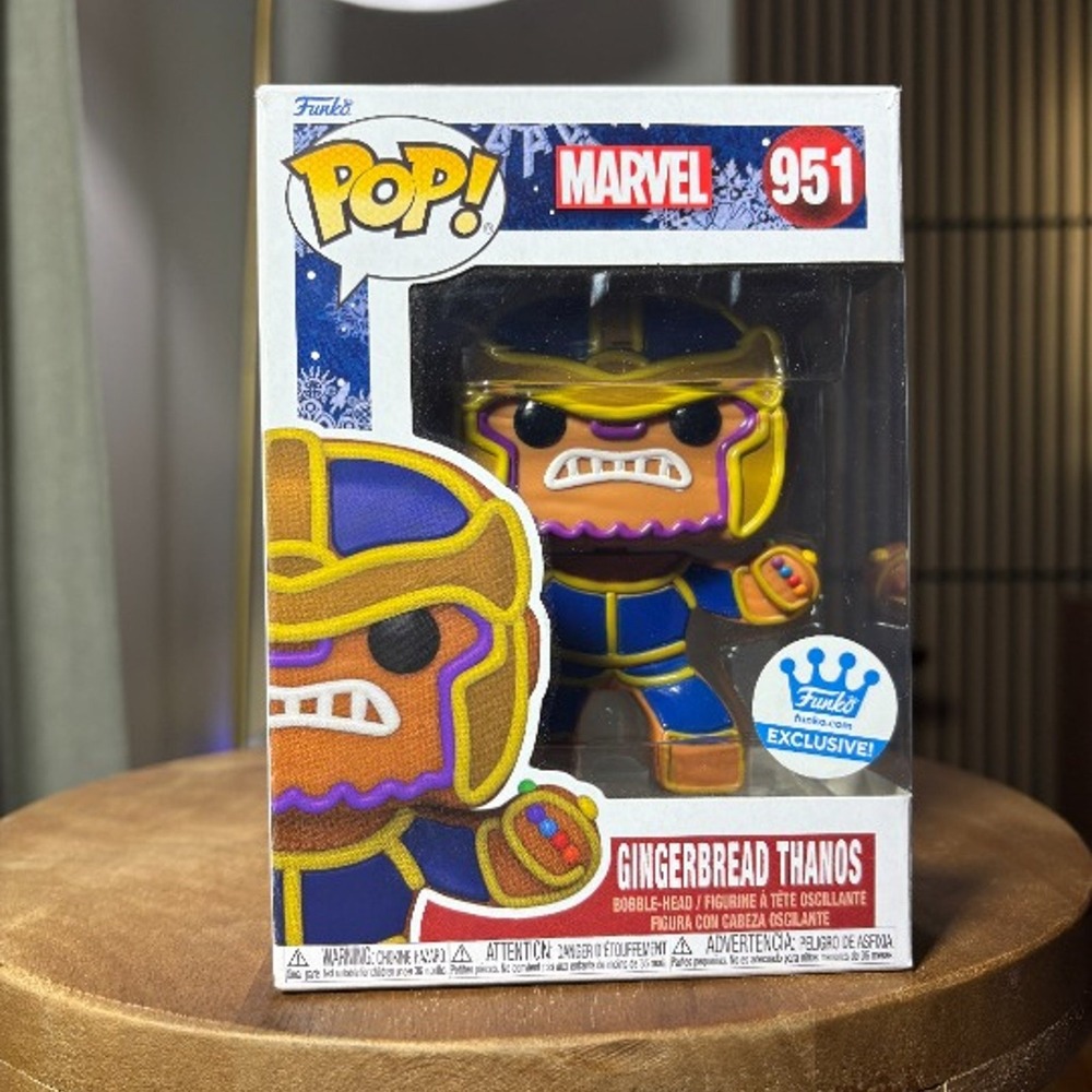 Funko Pop! Marvel #951 Gingerbread Thanos Funko.com Exclusive
